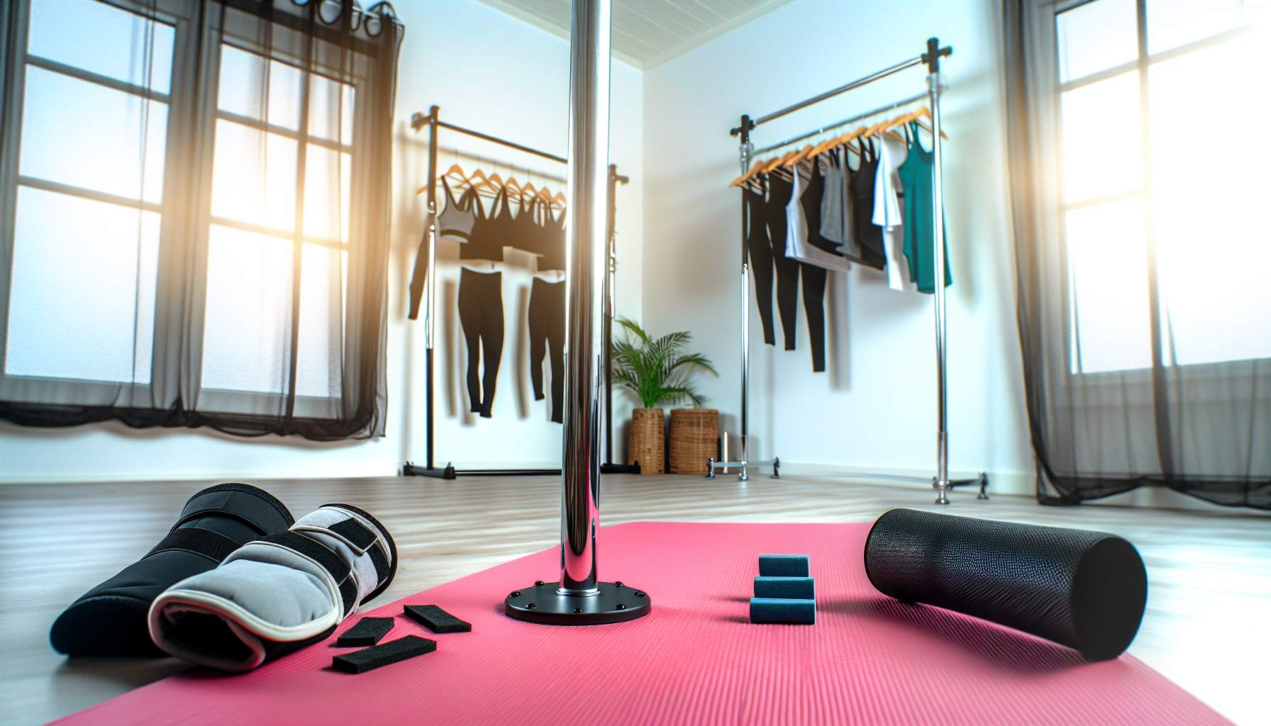 Équipements pole dance: guide pratique pour débutantes